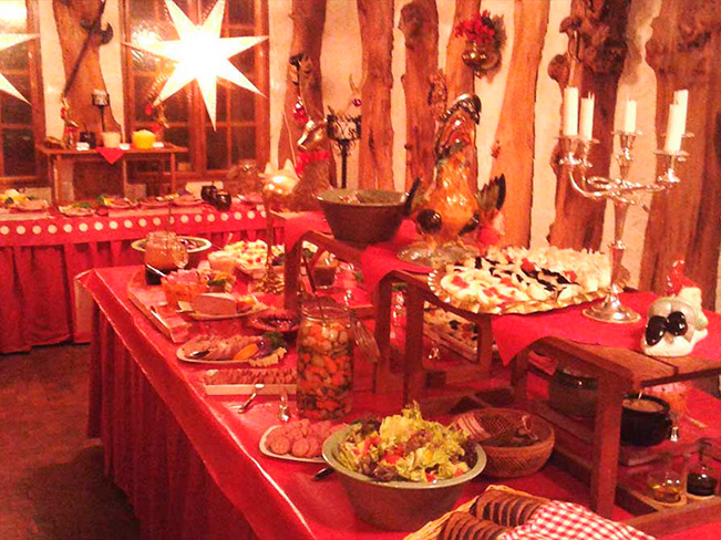 Julbord på Tallhöjden